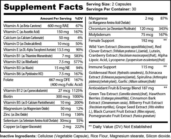 507wnutrition facts image